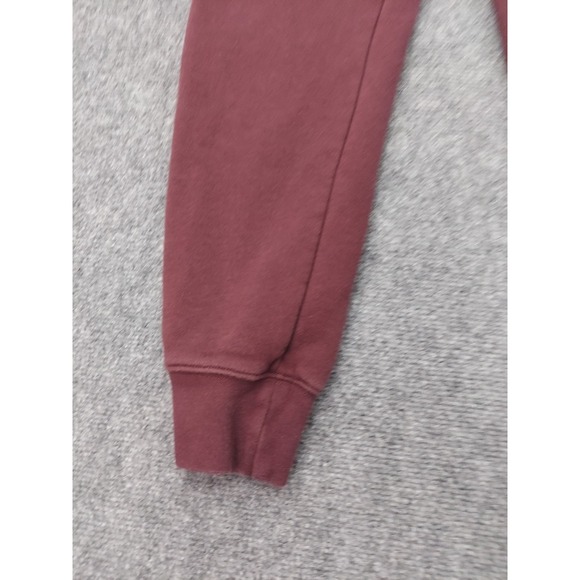Nike Sportswear Club Sweat Pants Mens Small Burgundy Red Fleece Logo Joggers - Picture 4 of 13